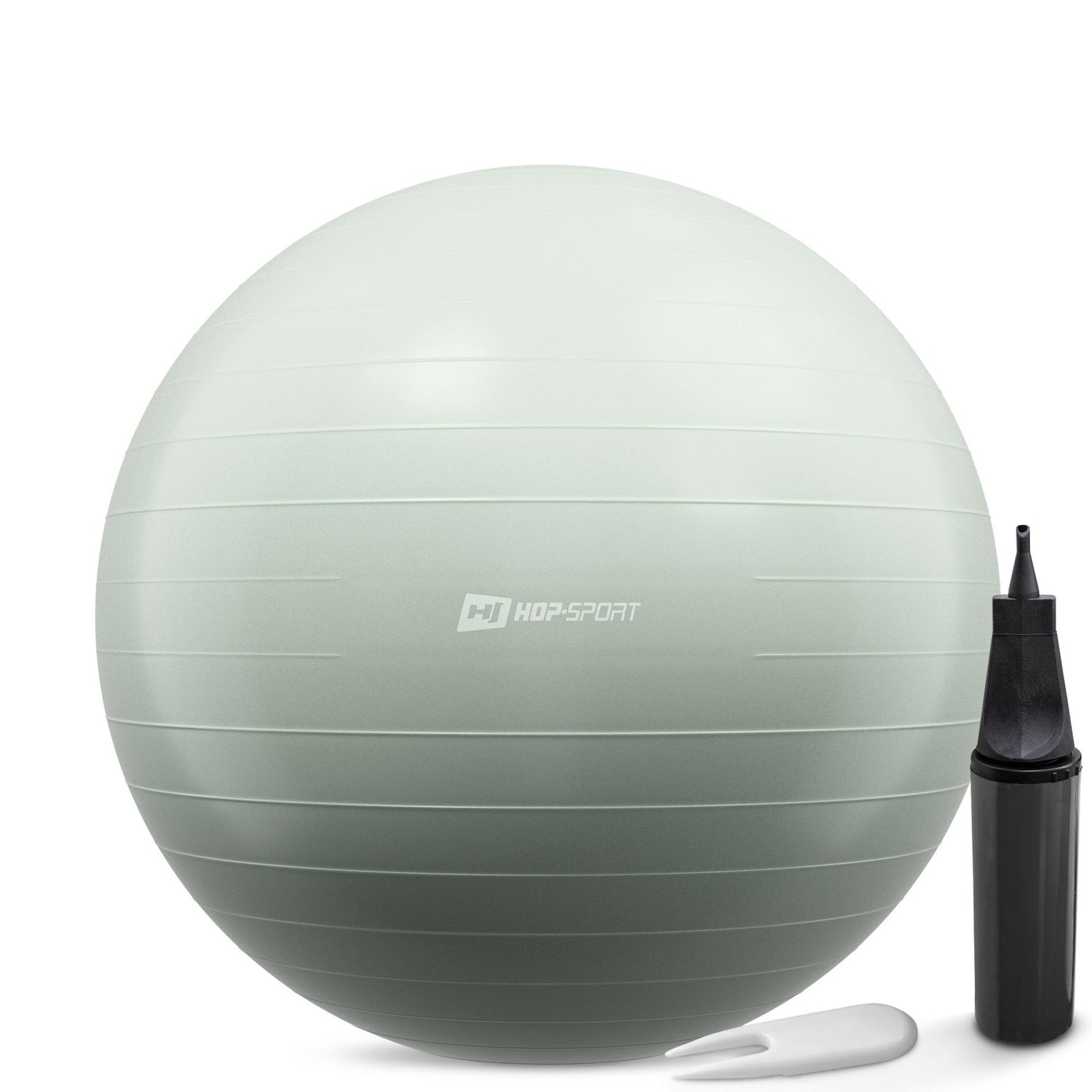 Gymnastický míč s pumpou 65 cm zelený