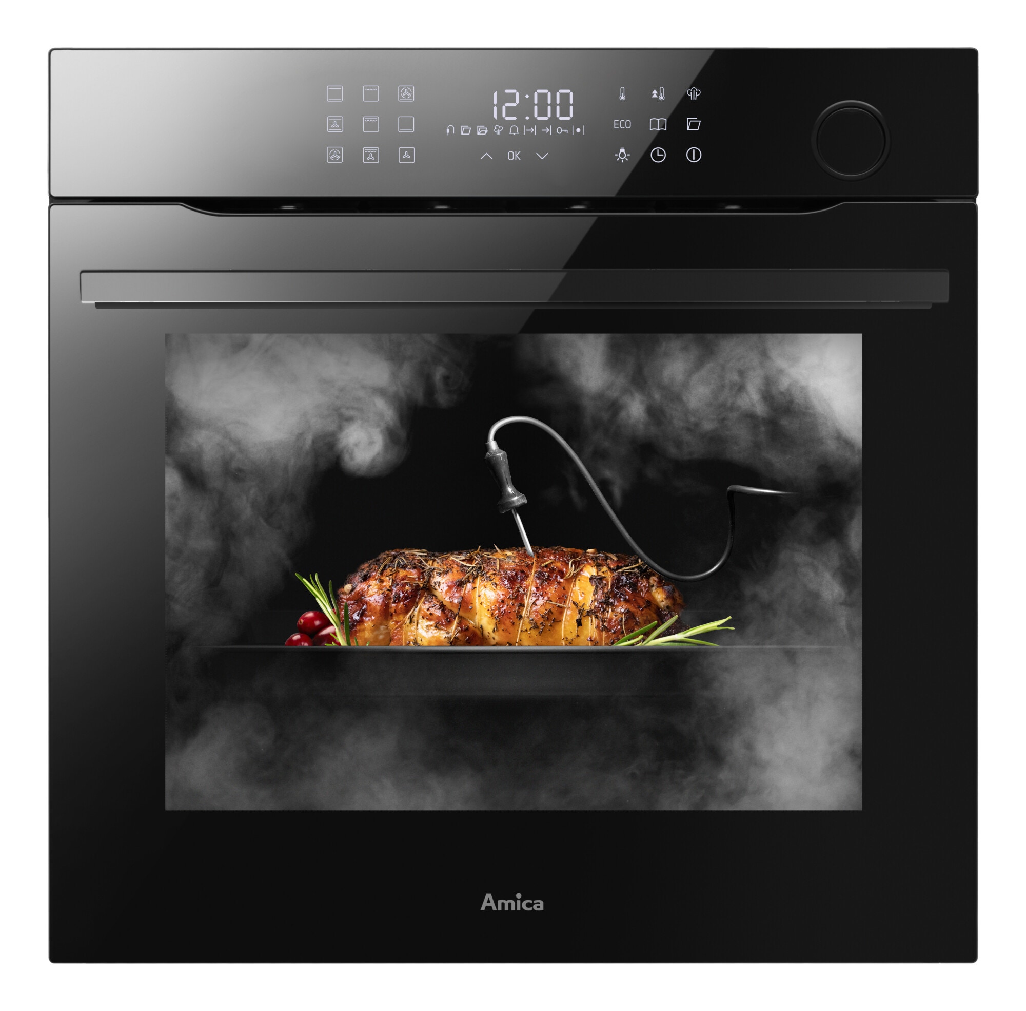 Piekarnik parowy Amica ED97699BA+ X-TYPE STEAM O Czarny do zabudowy