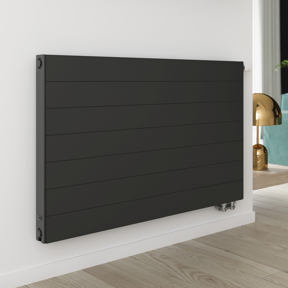 Purmo Ramo Ventil Compact grzejnik płytowy podłączenie dolne biały RCV22 300x400