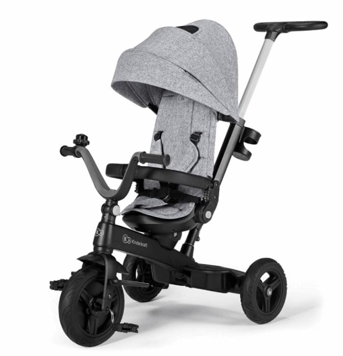 Kinderkraft Twipper - rowerek trójkołowy 5w1-Szary