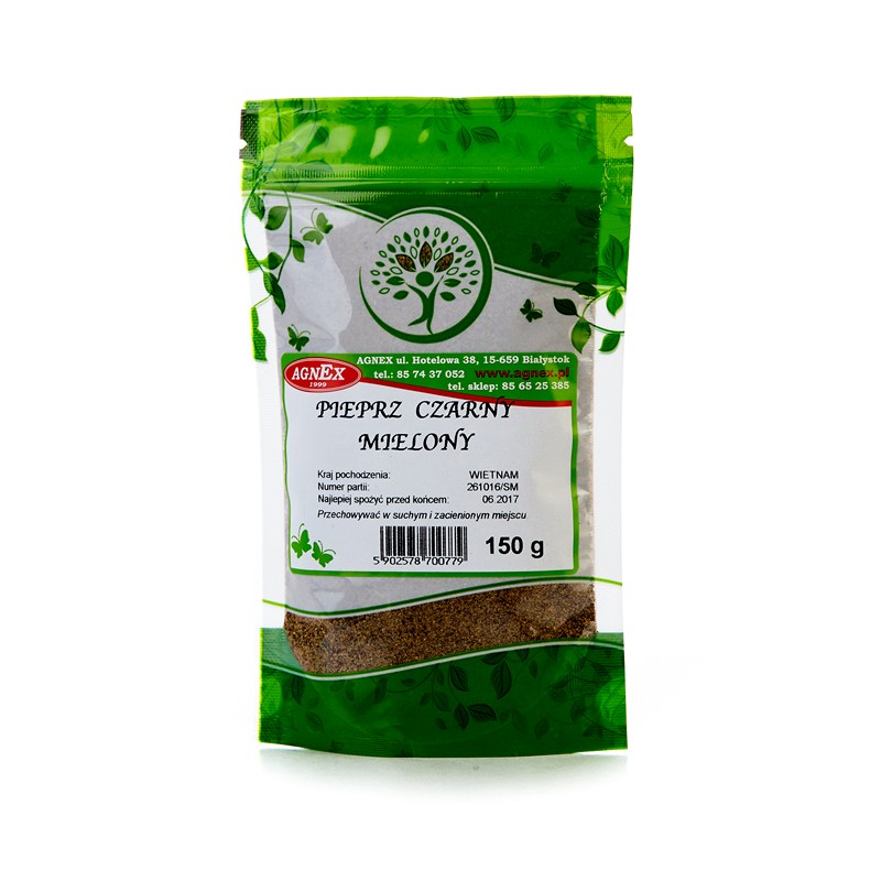 Pieprz czarny mielony 150g