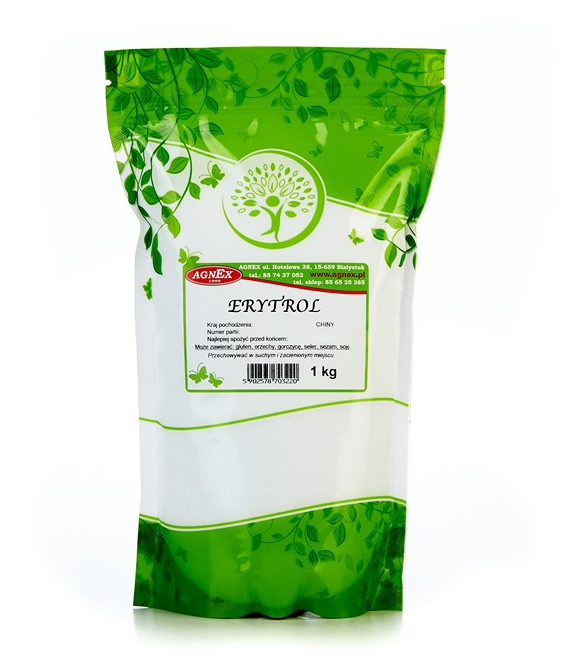 Erytrytol erytrol naturalny słodzik 0 kalorii 1 kg