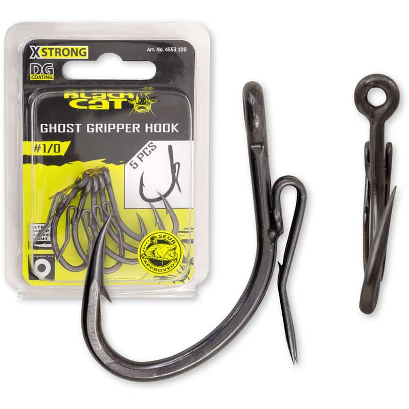 Black Cat Haczyki sumowe Gripper Ghost DG Coating 2/0
