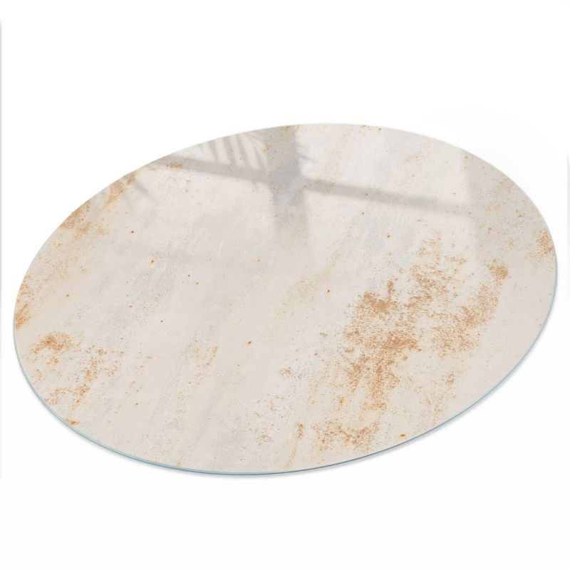Blat Na Stolik ArtPrintCave fi60 cm Rustykalne tło - Hartowany Blat Szklany Ochronny 1 szt.