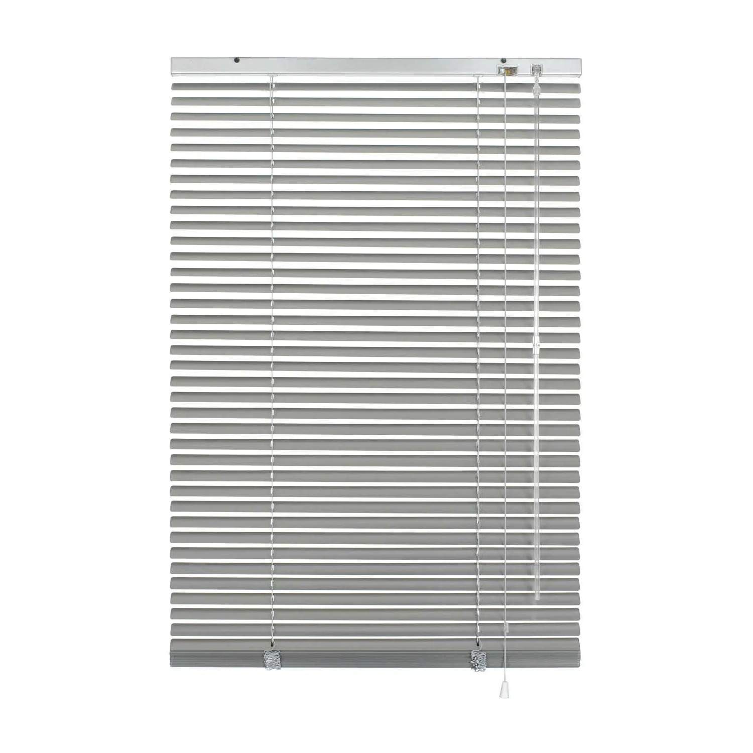 Gardinia Żaluzja 25 mm aluminiowa z uchwytami 60 x 130 cm srebrna