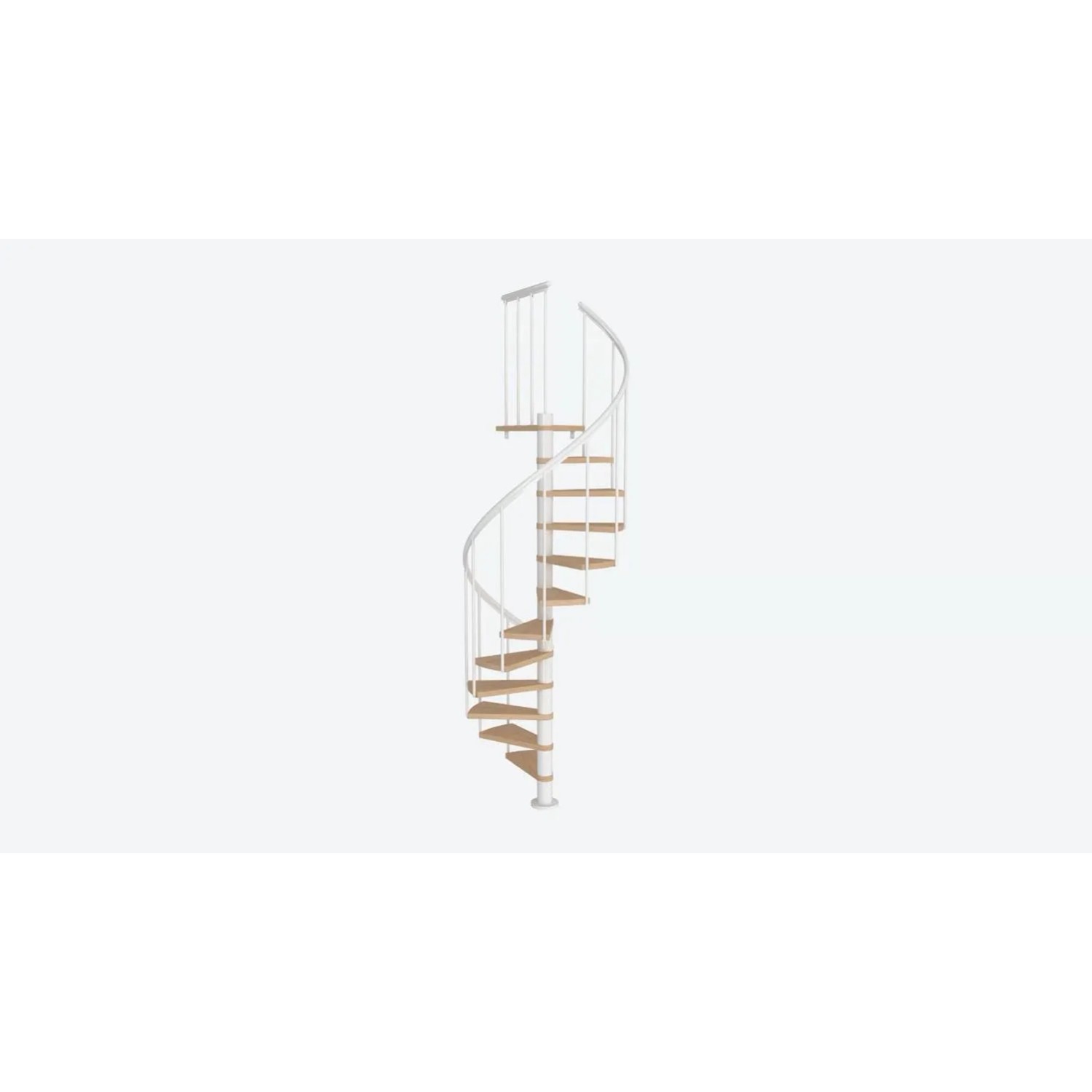 Dolle Schody spiralne Montreal 120 buk olejowany białe max.H305,5