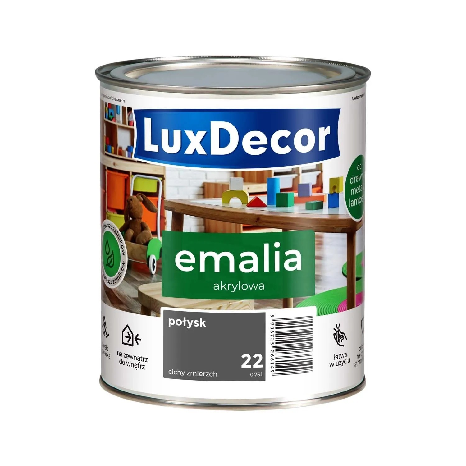 Luxdecor Emalia akrylowa Cichy Zmierzch połysk 0,75l
