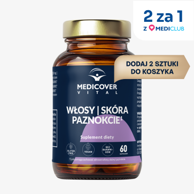 Medicover Vital Włosy, Skóra, Paznokcie – Suplement Diety Na Urodę