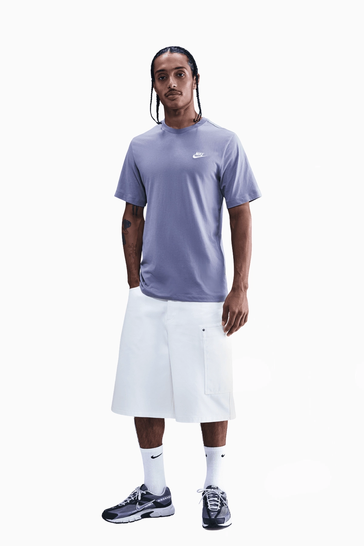 Koszulka Nike Sportswear Club - Fioletowy