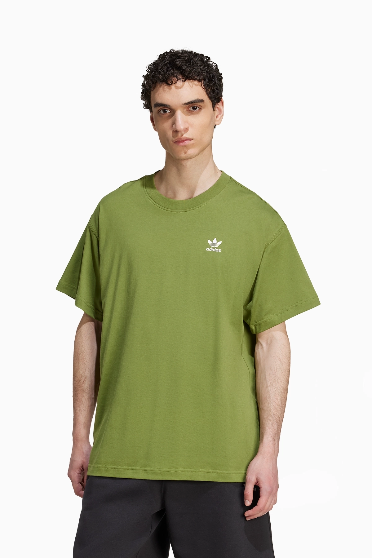 Koszulka adidas Trefoil Essentials Oversized - Zielony