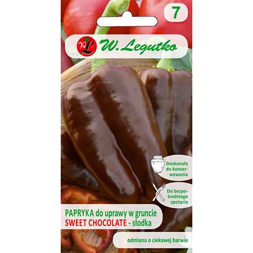 Paprika sladká Sweet Chocolate - : Monžstvo balíkov: 0.5 g