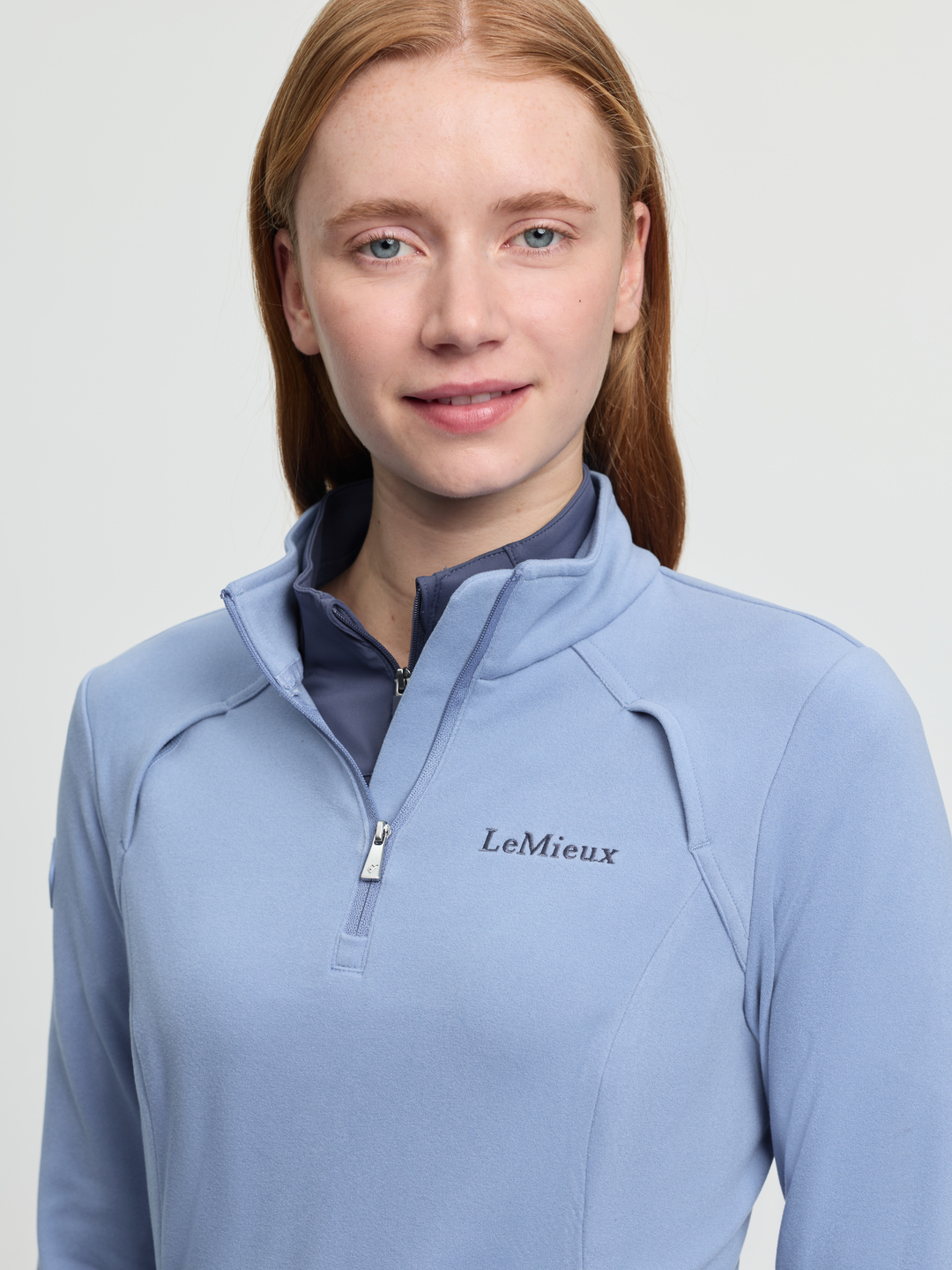 LeMieux bluza polarowa jeździecka Frances Powder Blue