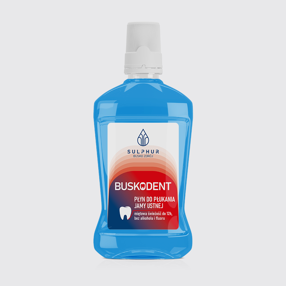 BUSKODENT PŁYN DO PŁUKANIA JAMY USTNEJ 500 ML