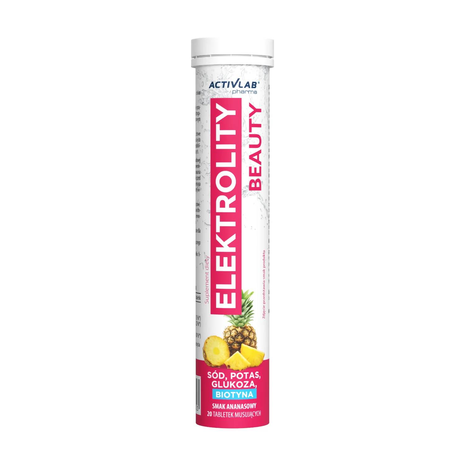 Activlab pharma elektrolity beauty, 20 tabletek musujących