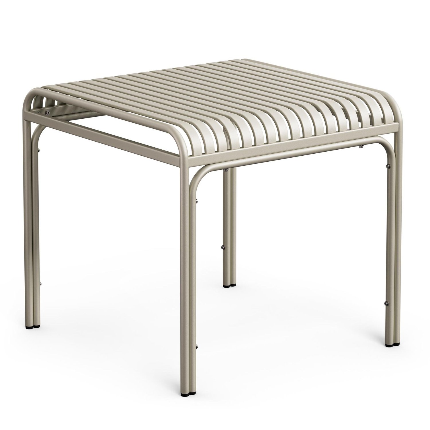 Gartentisch 80 x 80 cm LIWIO - weiß