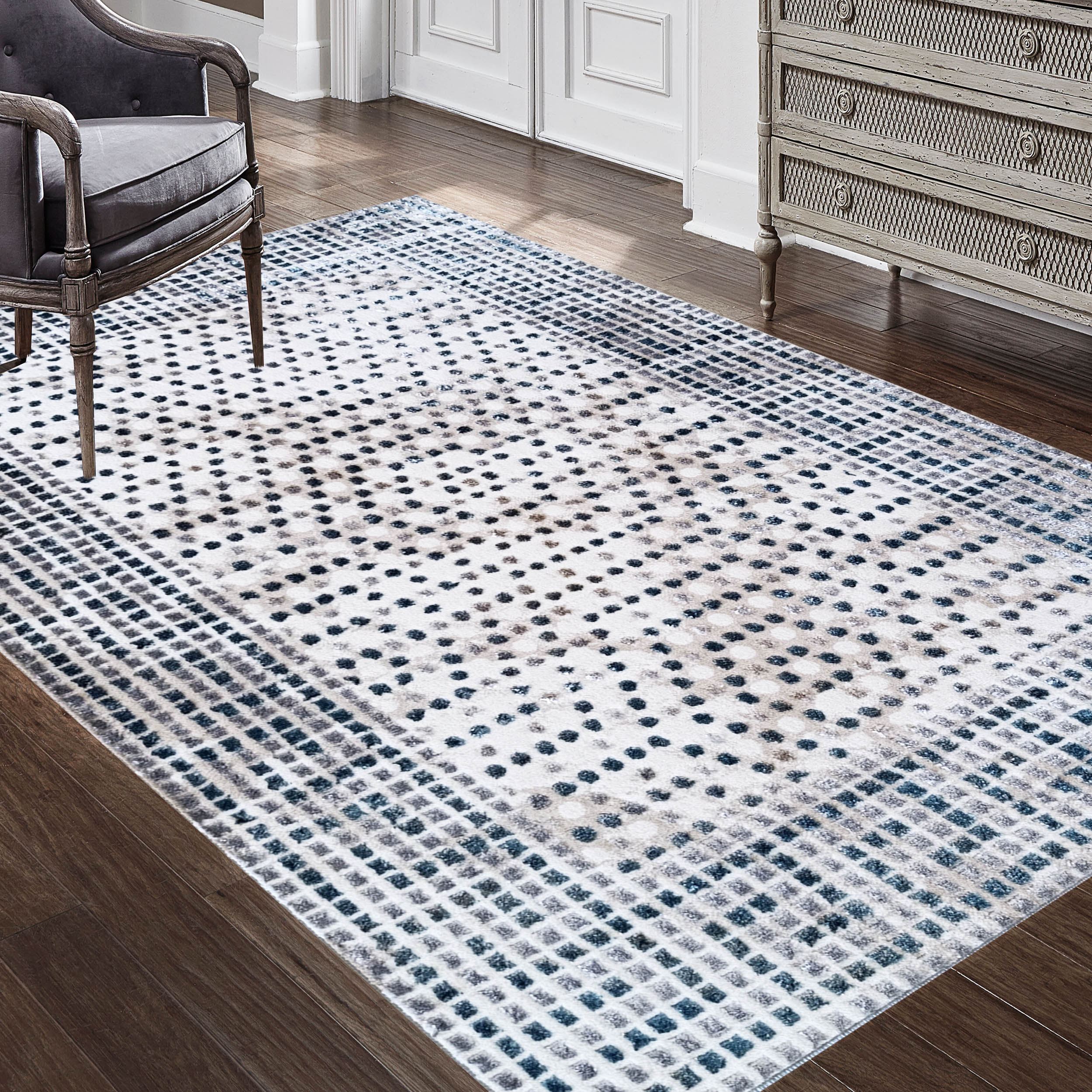Dywan - 120 x 170 cm - Wielokolorowy - Nowoczesny - Dywanopol