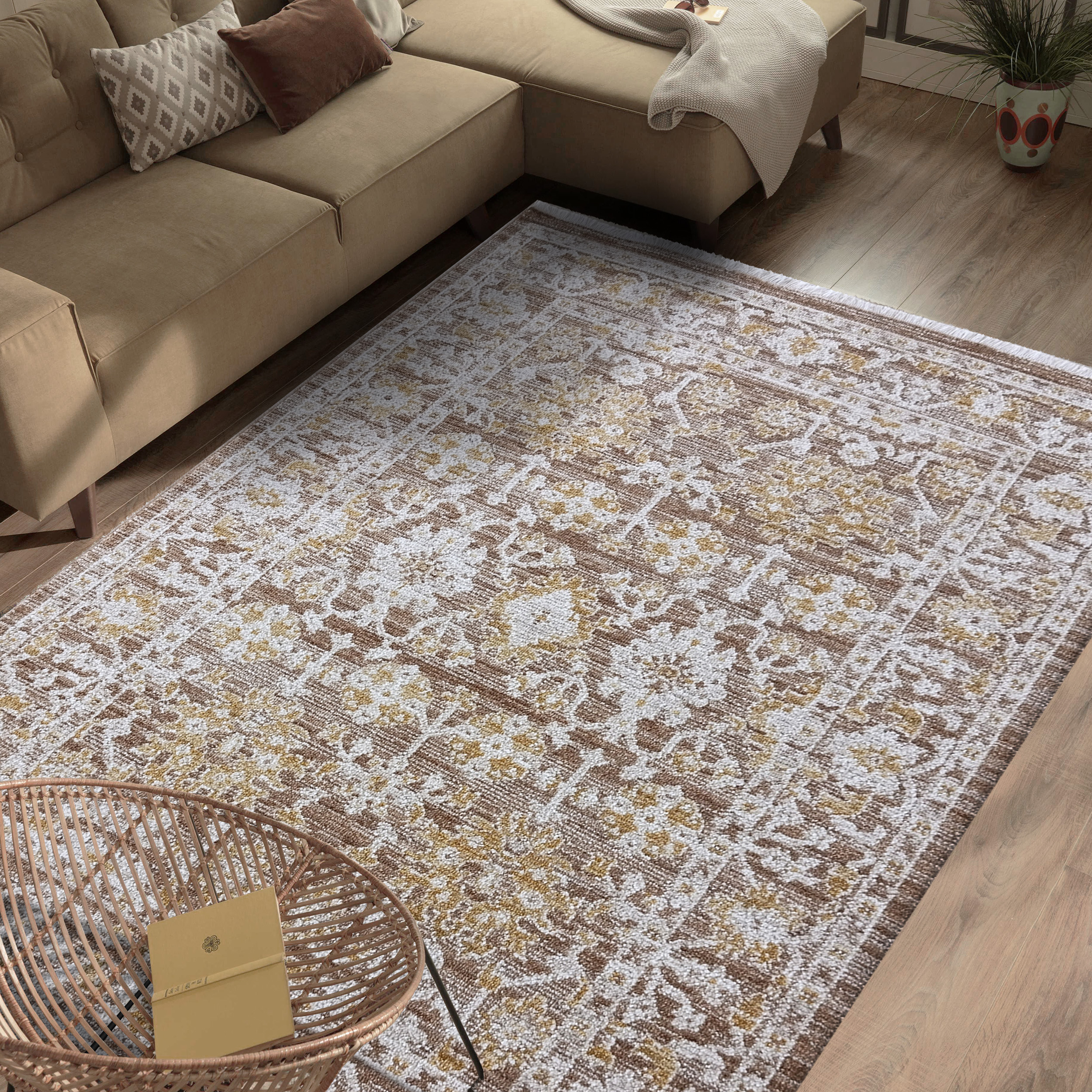 Dywan - 240 x 330 cm - Wielokolorowy - Klasyczny - Dywanopol