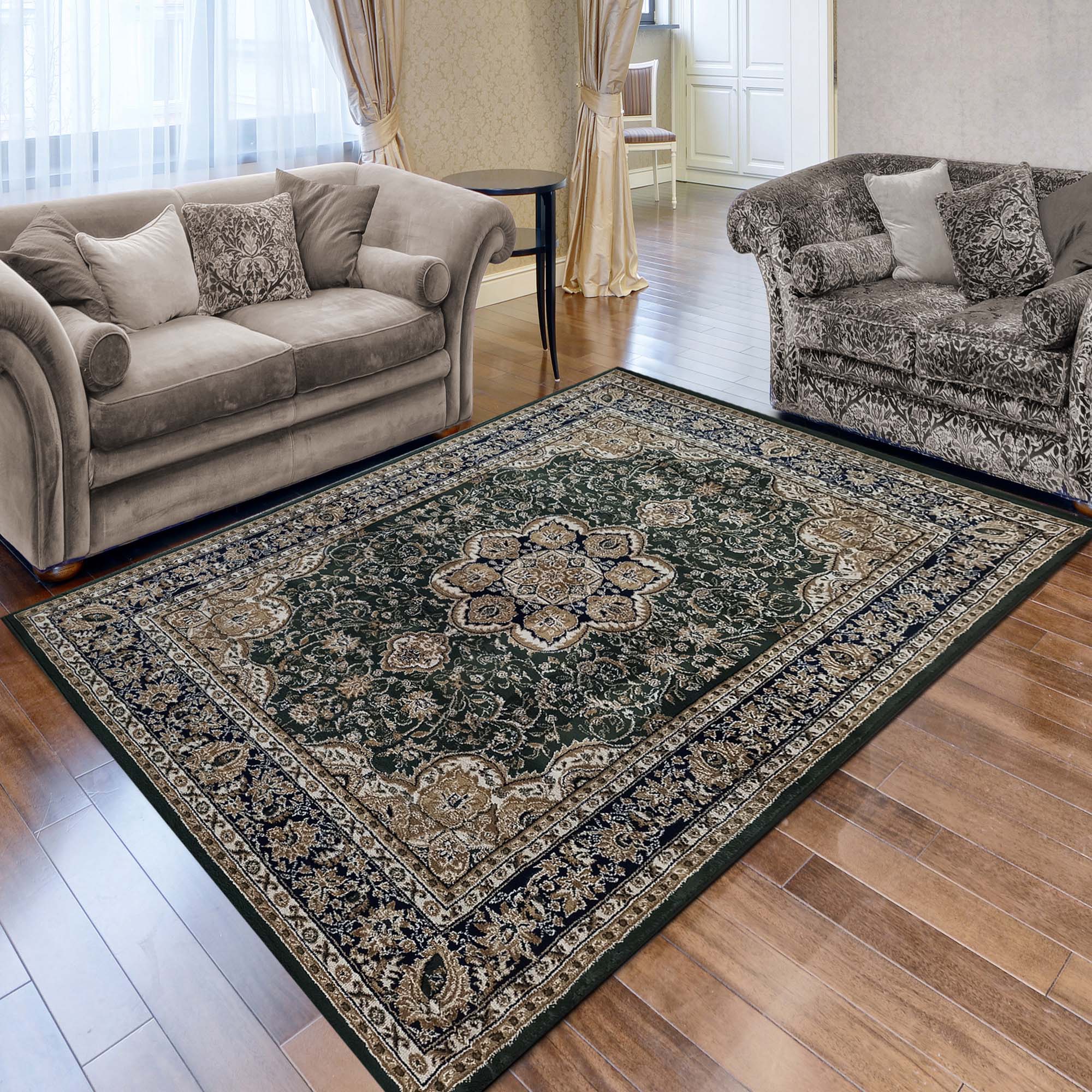 Dywan - 80 x 150 cm - Zielony - Ekskluzywny - Dywanopol