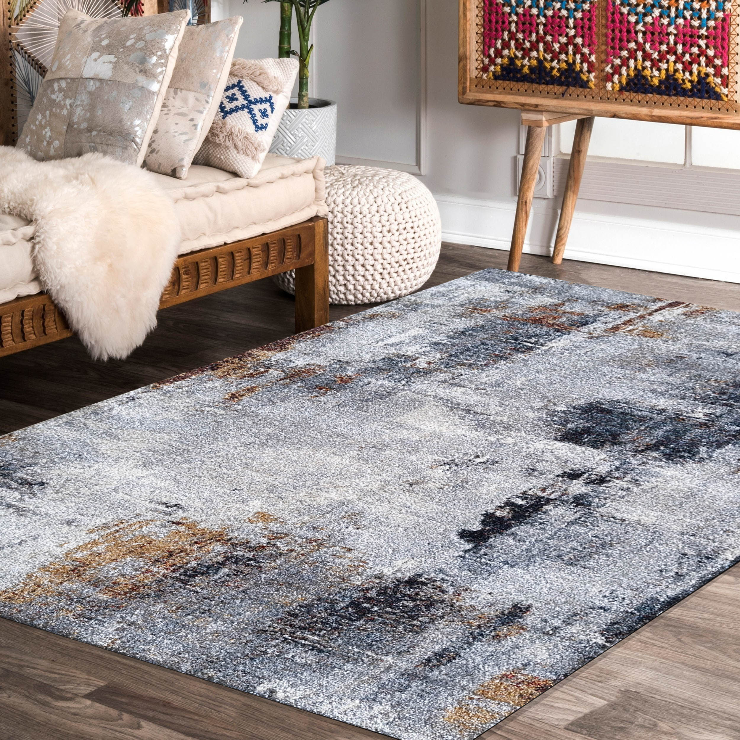 Dywan - 160 x 220 cm - Wielokolorowy - Nowoczesny - Dywanopol