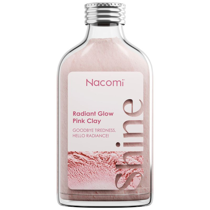 Nacomi Radiant Glow Pink Clay - Różowa glinka do twarzy, 100 ml