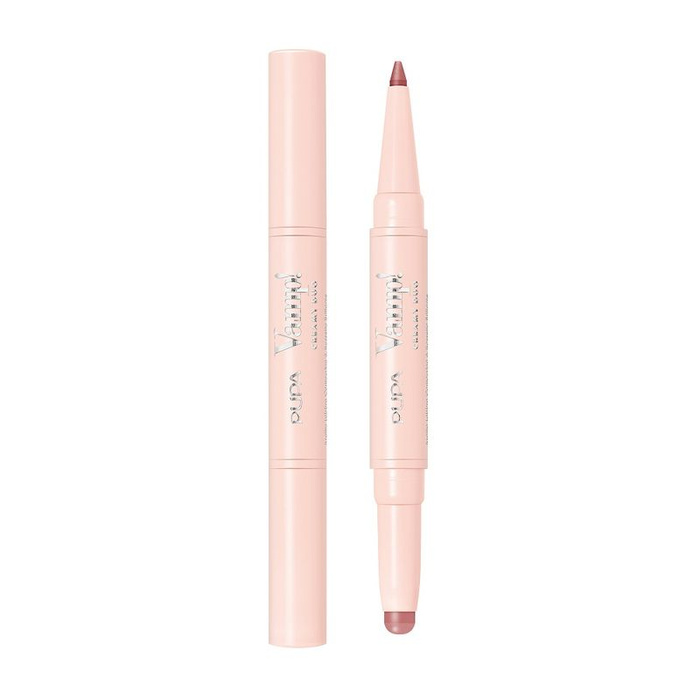 PUPA Milano Vamp! Creamy Duo Pomadka i konturówka do ust - 017 Timeless Rose, 1 g