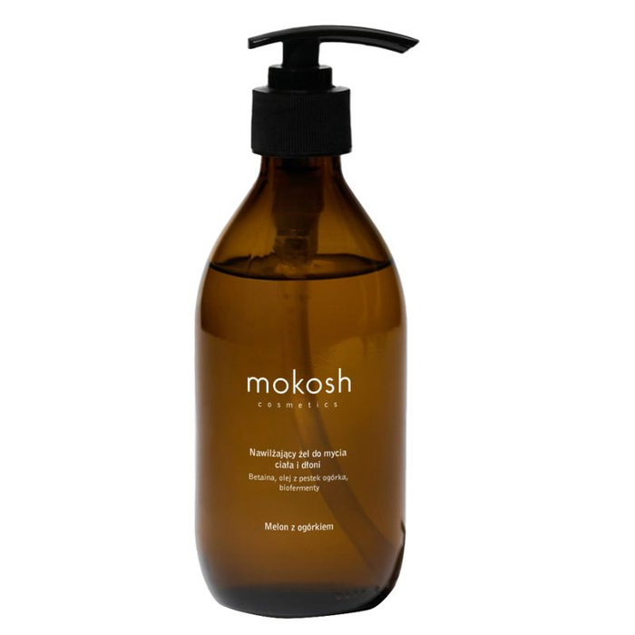 MOKOSH Nawilżający żel do mycia ciała i dłoni Melon z ogórkiem, 300 ml