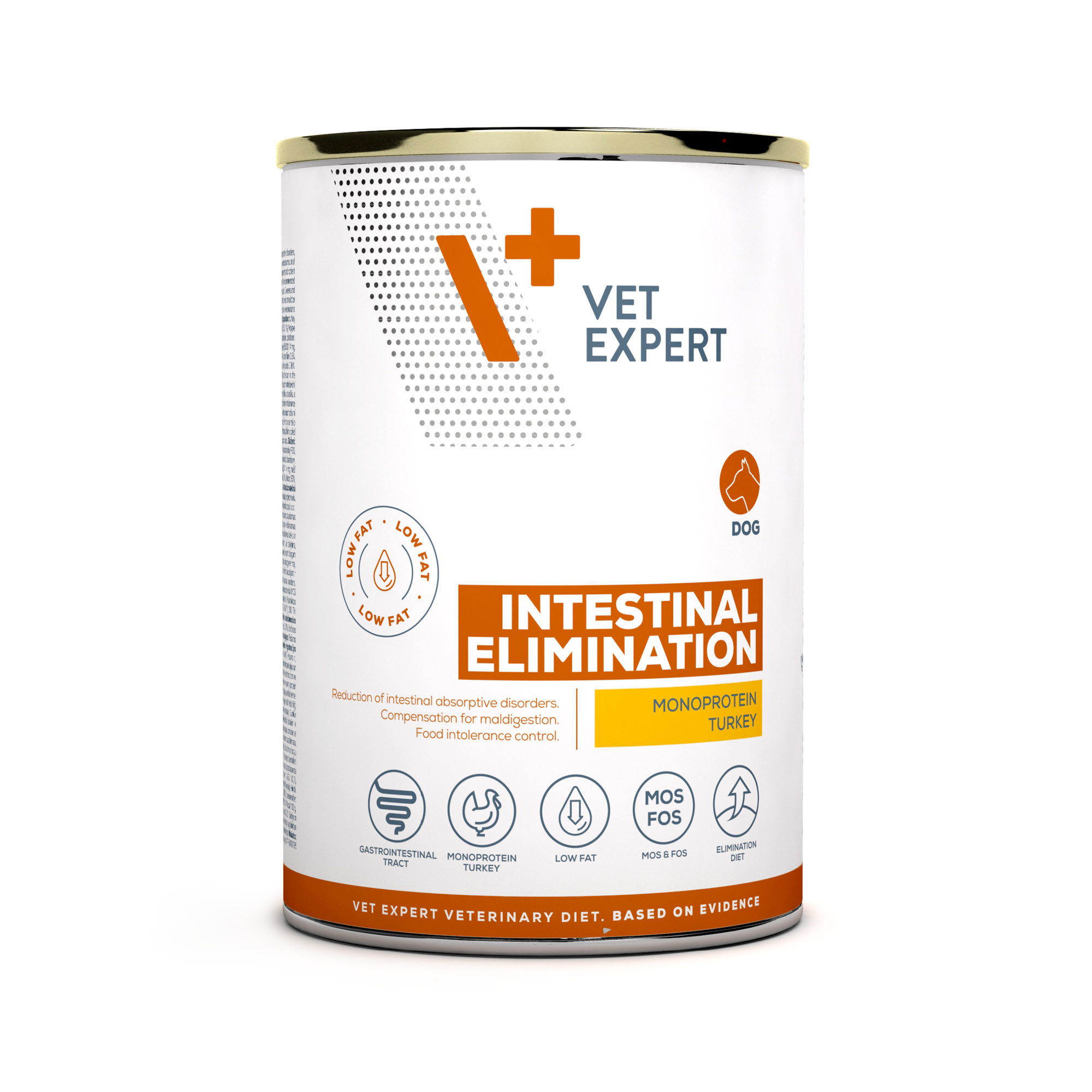 Intestinal Elimination Low Fat | VET EXPERT | 400g | Mokra karma weterynaryjna dla psów z zaburzeniami trawiennymi