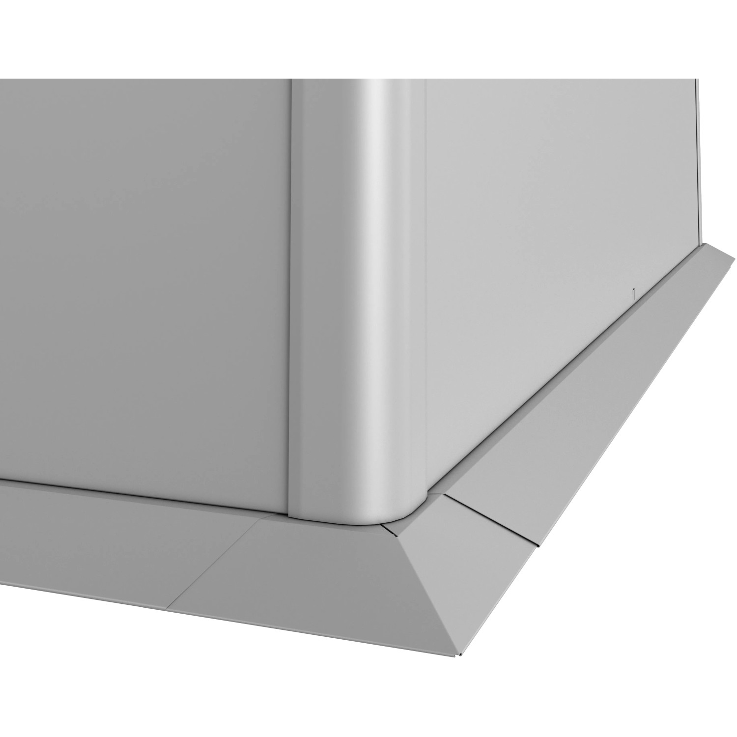 Biohort Listwa cokołowa do grządek 0,5 m x 0,5 m srebrno-metaliczne