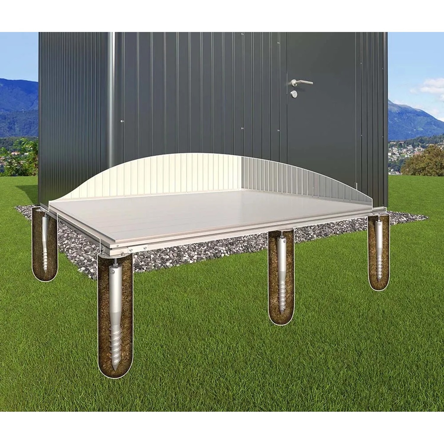 Biohort Fundament SmartBase Plus do altany ogr. AvantGarde A1