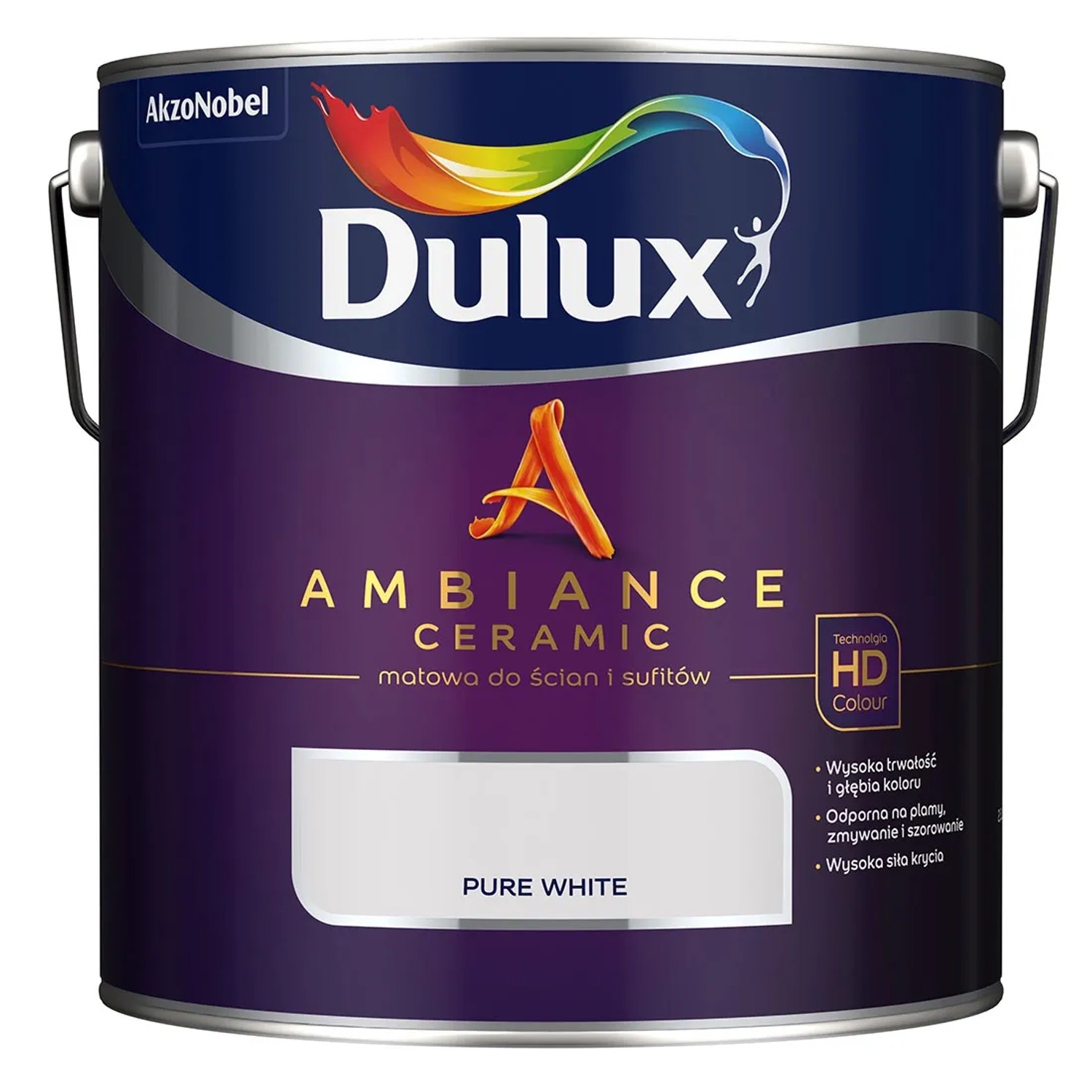 Farba Dulux Ambiance Ceramic pure white 2,5 L