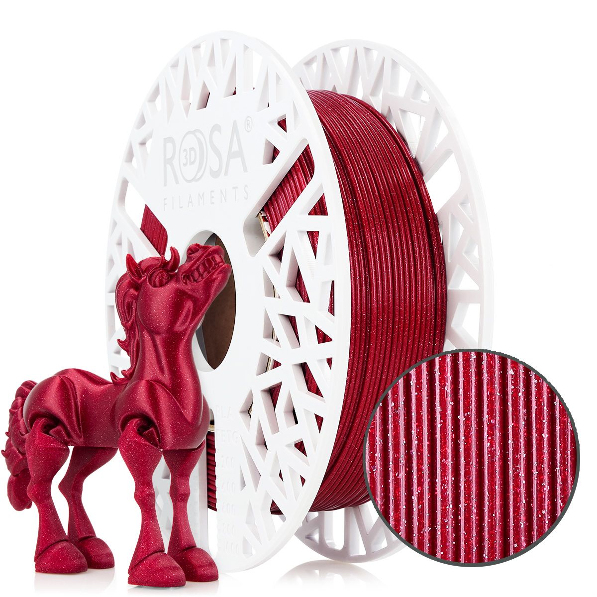 FILAMENT 3D PLA Galaxy Red Wine (0.5kg / 1.75mm)
