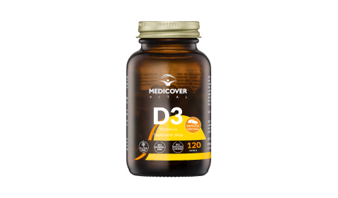 Medicover Vital Witamina D3 Softgel – 120 Kapsułek, Łatwa Do Połknięcia