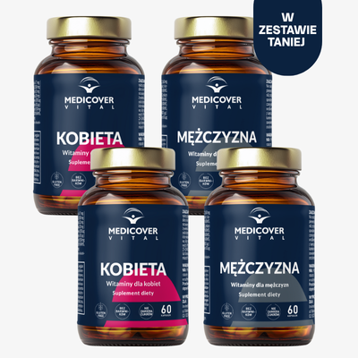 Medicover Vital Ona i On Plus – Rozszerzony Zestaw Suplementów Dla Par