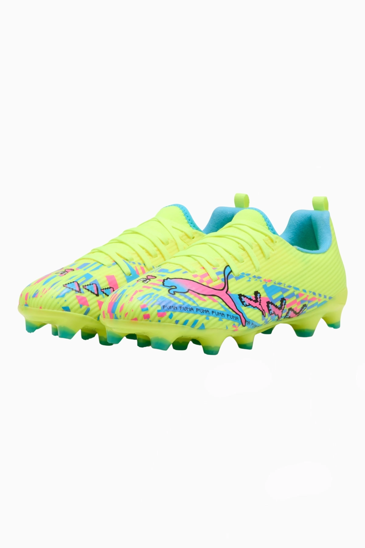 Korki Puma Ultra Nitro 7 Match FG/AG Junior - Limonkowy