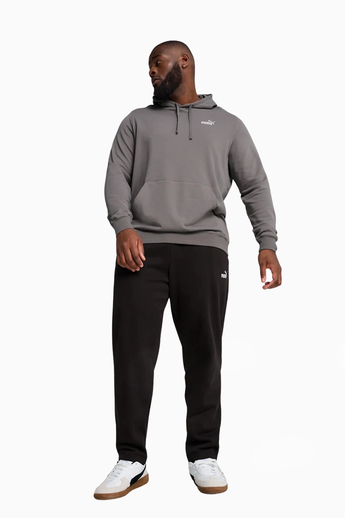 Bluza z kapturem Puma Essentials No. 1 Logo - Szary