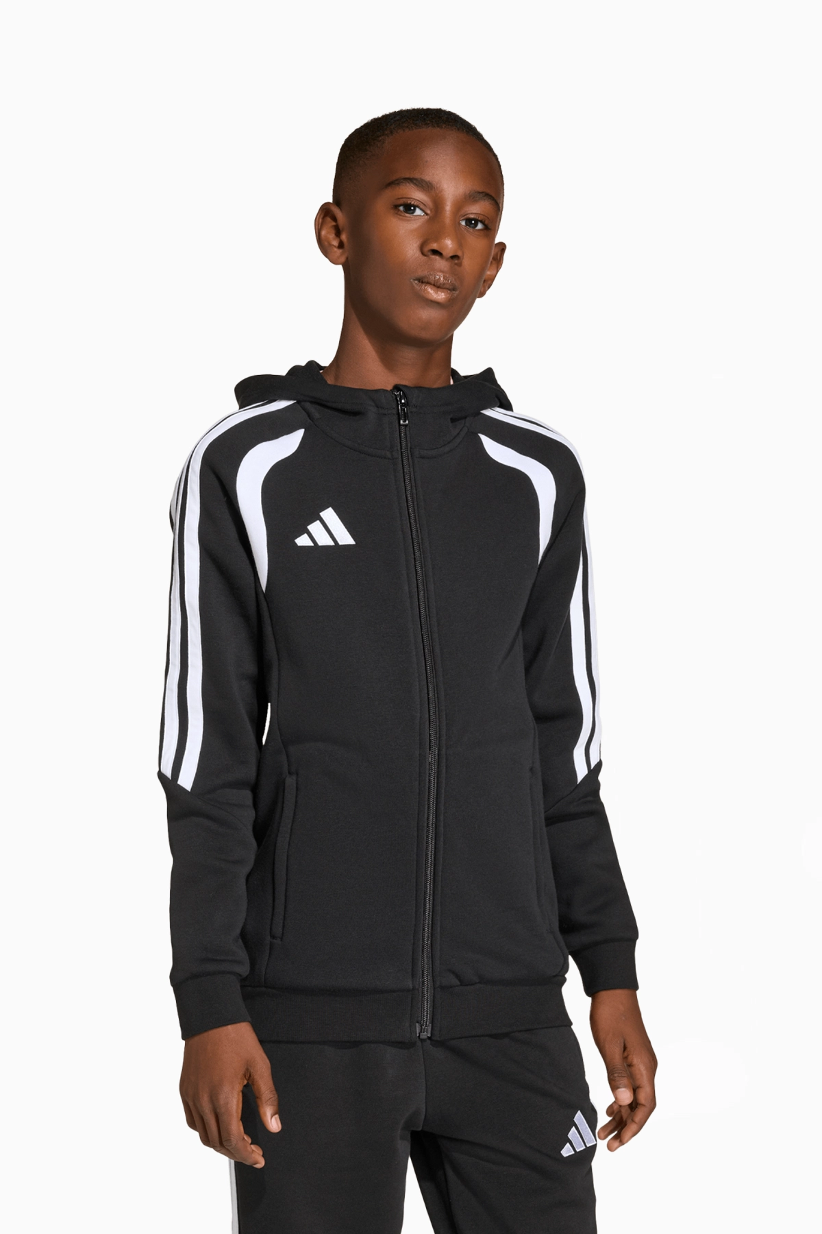 Bluza z kapturem adidas Tiro 26 League Sweat Full-Zip Junior - Czarny