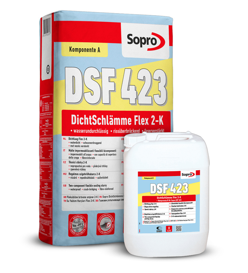 SOPRO DSF 423 zaprawa uszczelniająca dwu-składnik