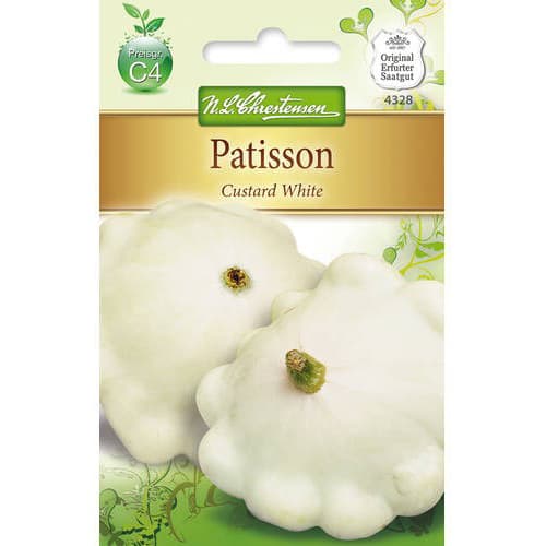 Patizón (Tekvica obyčajná) Custard White - : Monžstvo balíkov: 1 ob