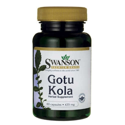 Swanson gotu kola 435 mg, 60 kapsułek