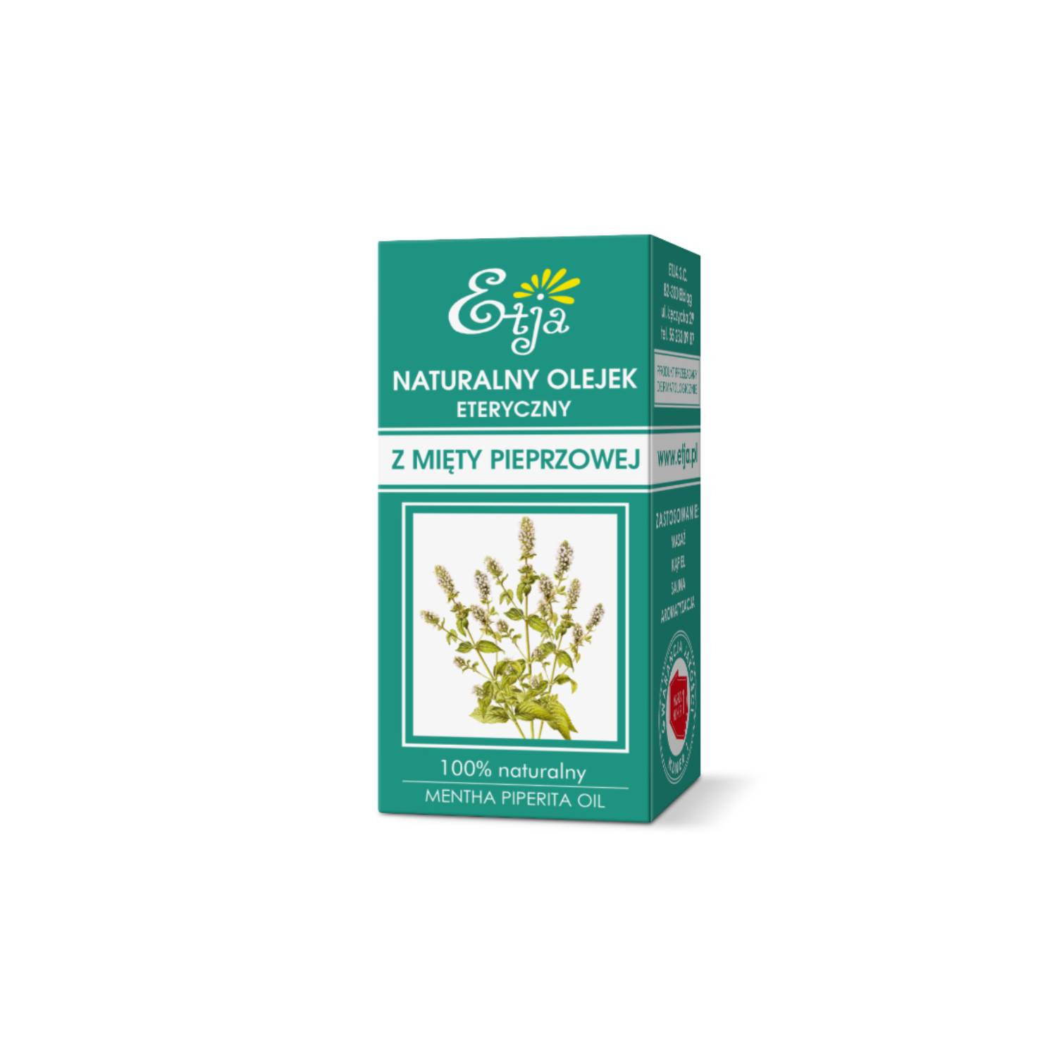 Etja - naturalny olejek eteryczny, miętowy, 10 ml
