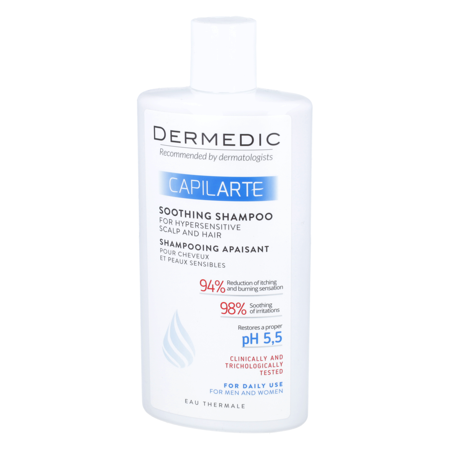 Dermedic capilarte - szampon kojący do włosów i nadwrażliwej skóry, 300 ml