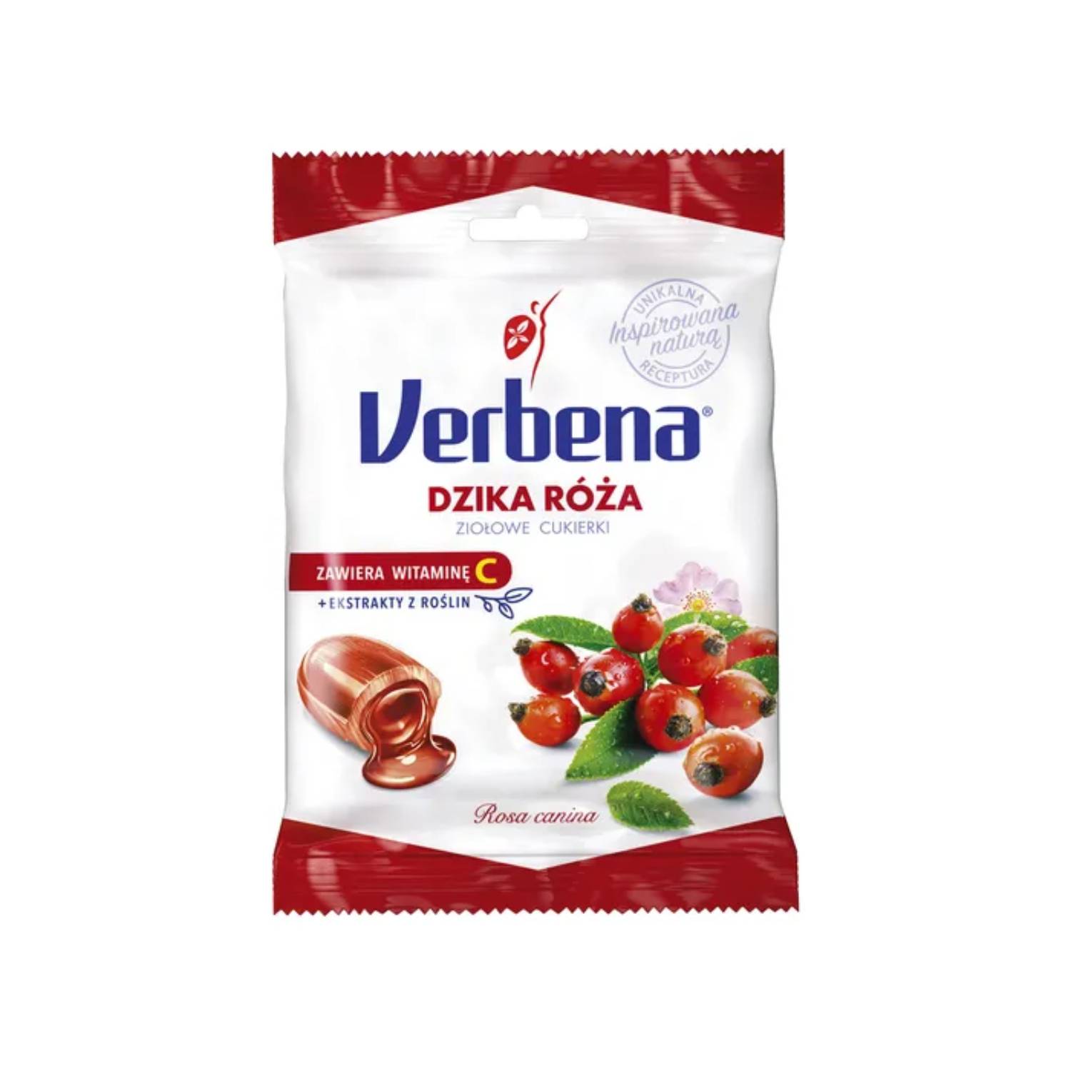 Verbena - cukierki ziołowe, dzika róża, 60 g
