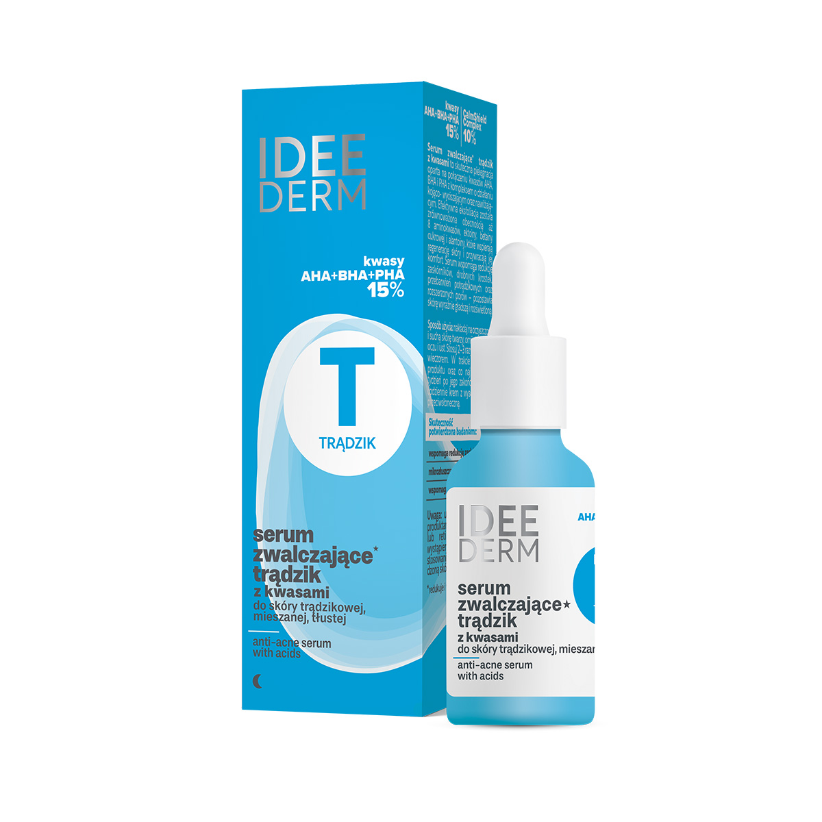 Idee derm - serum przeciwtrądzikowe z kwasami, 30 ml