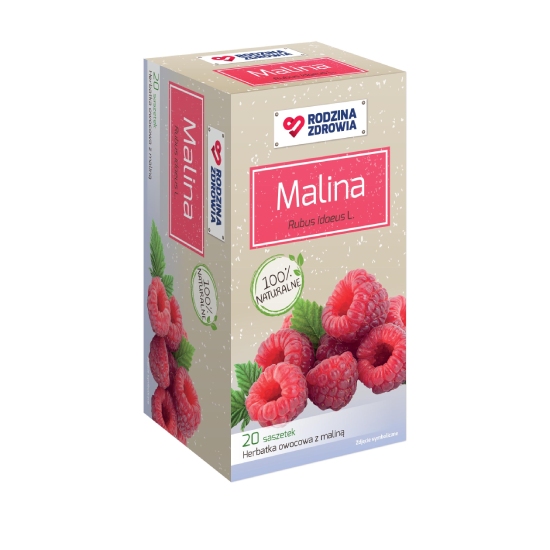 Rodzina zdrowia - malina herbatka, saszetki, 20 sztuk