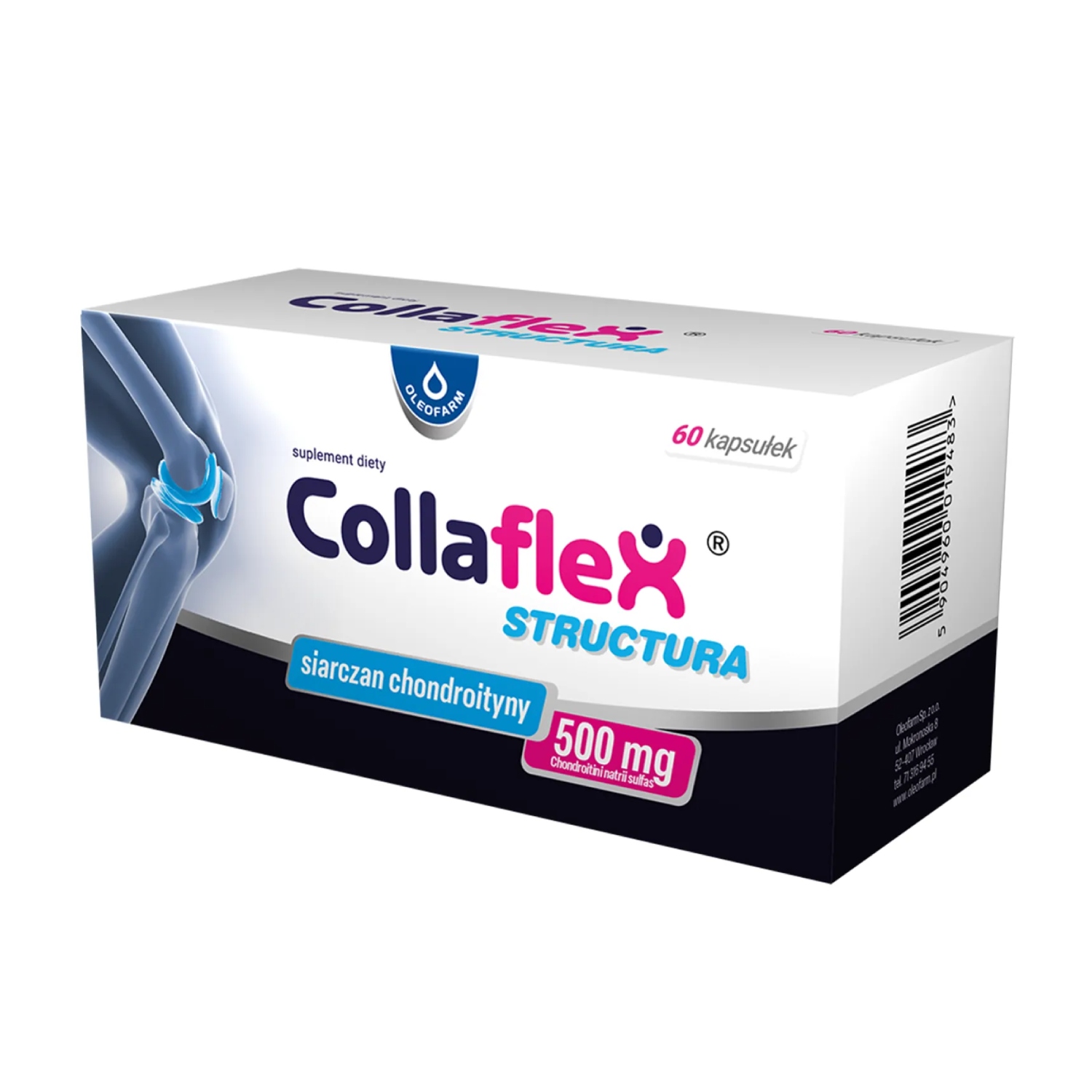Oleofarm, collaflex structura, 60 kapsułek