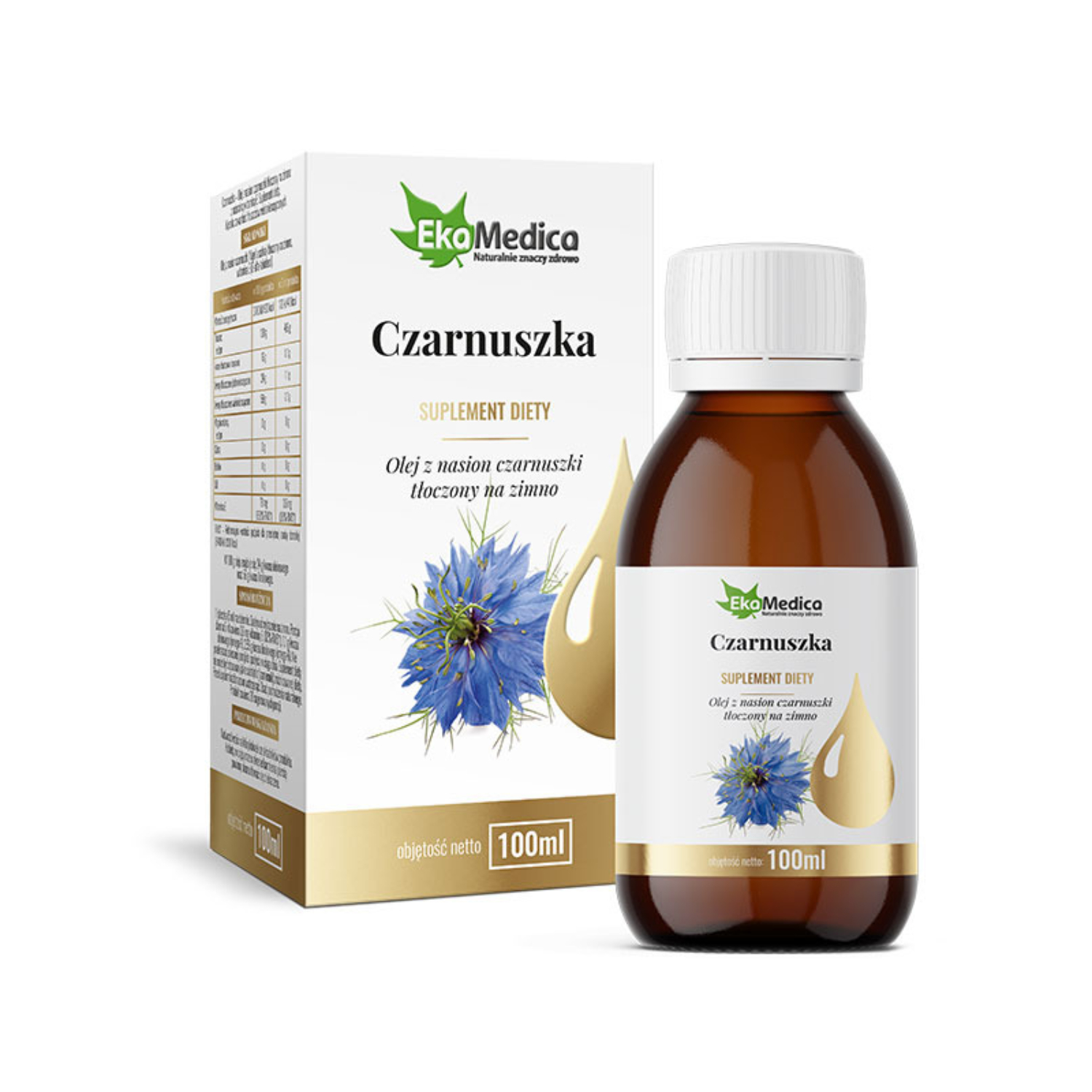 Ekamedica olej z czarnuszki, 100 ml