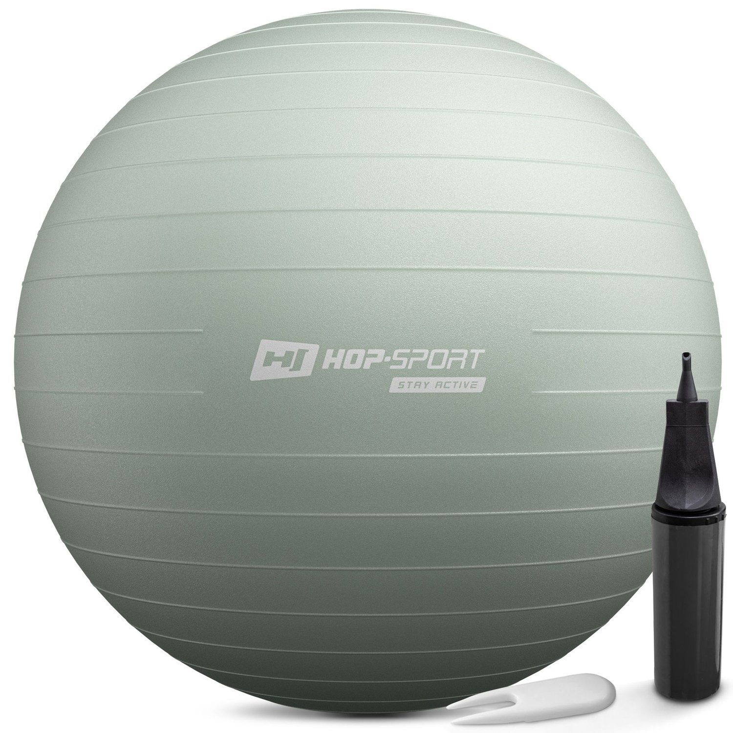 Gymnastikball 85cm mit Luftpumpe - hellgrün