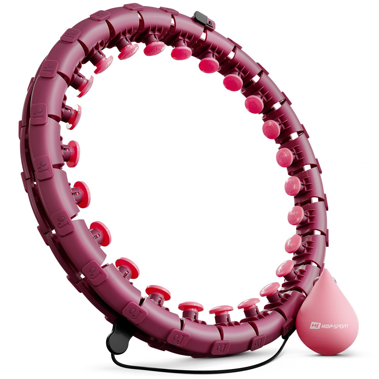 Hula Hoop Reifen mit Gewicht und 24 Noppen