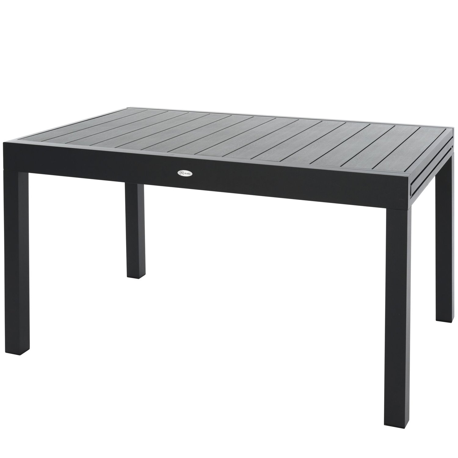 Zahradní stůl 135/270 x 90 cm Galipo šedý