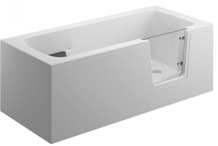 Polimat panel boczny do wanny 75 cm biały 00891